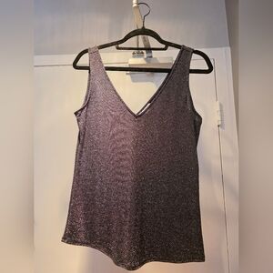 Elegant Black Sleeveless Top, BAR III